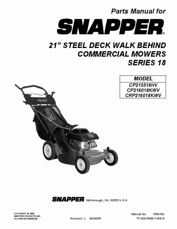 Snapper Lawn Mower CP215518HV-page_pdf